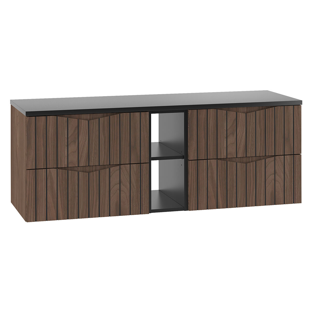 Mueble bajo lavabo 2 compartimientos encimera Siena 140