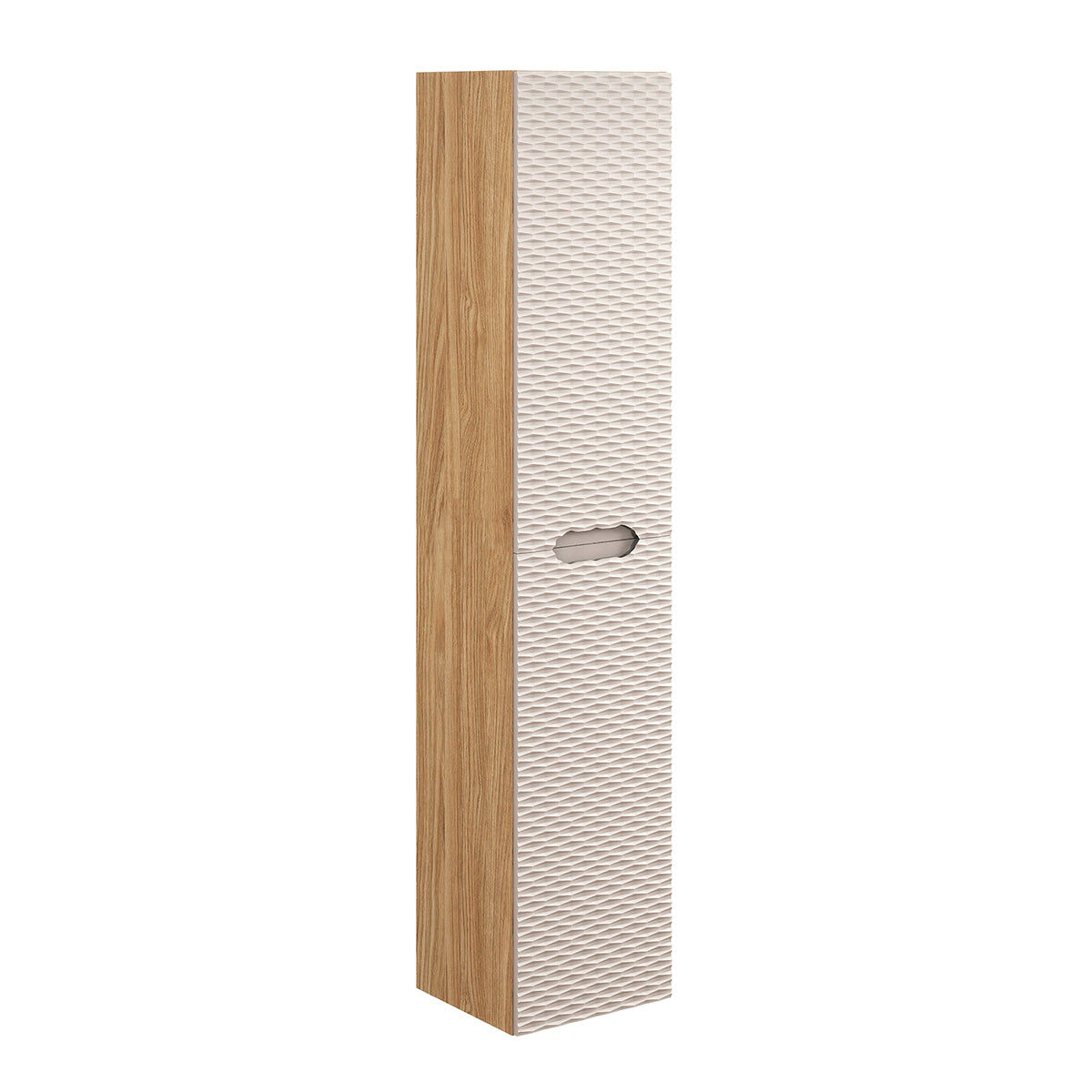 Columna de pared 2 puertas elora beige y madera