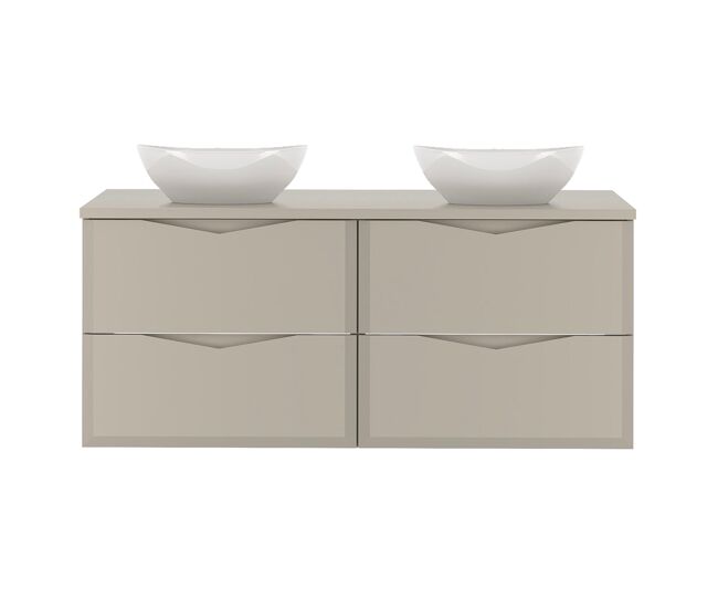 Mueble doble lavabo 120cm ellie cachemira