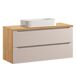 Conjunto de muebles con lavabo individual 2 cajones y columna Elora 120 Conjunto de muebles con lavabo individual 2 cajones y columna Elora 120 Madera