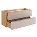 Conjunto de muebles con lavabo individual 2 cajones y columna Elora 120 Conjunto de muebles con lavabo individual 2 cajones y columna Elora 120 Madera
