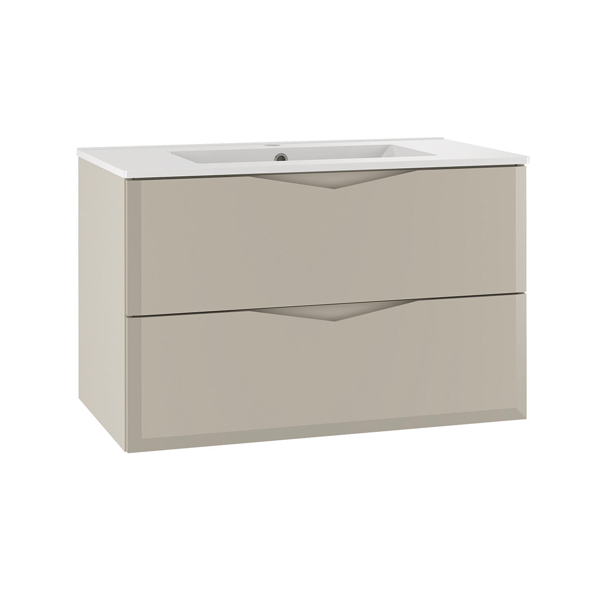 Mueble lavabo individual encastrado Ellie