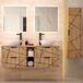 Mueble bajo lavabo 2 compartimientos encimera Teren 140 Mueble bajo lavabo 2 compartimientos encimera Teren 140 Madera