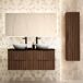 Conjunto de muebles doble lavabo y columna Siena Conjunto de muebles doble lavabo y columna Siena Madera