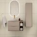 Conjunto de muebles con lavabo individual 2 compartimientos y columna Ellie Conjunto de muebles con lavabo individual 2 compartimientos y columna Ellie Beige