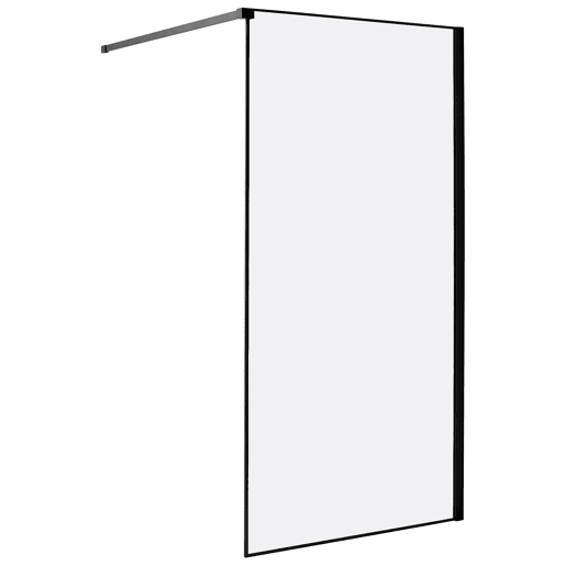 Painel de duche WASPAM 100 x 190 cm Preto