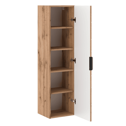 Conjunto de toucador individual Teren Madeira 60cm e coluna