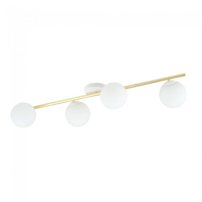 Regleta de techo Dadora II (4 luces) Cristal - Metal  Moderno