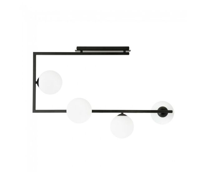 Plafón de techo ventara opal 4 luces marca wonderlamp