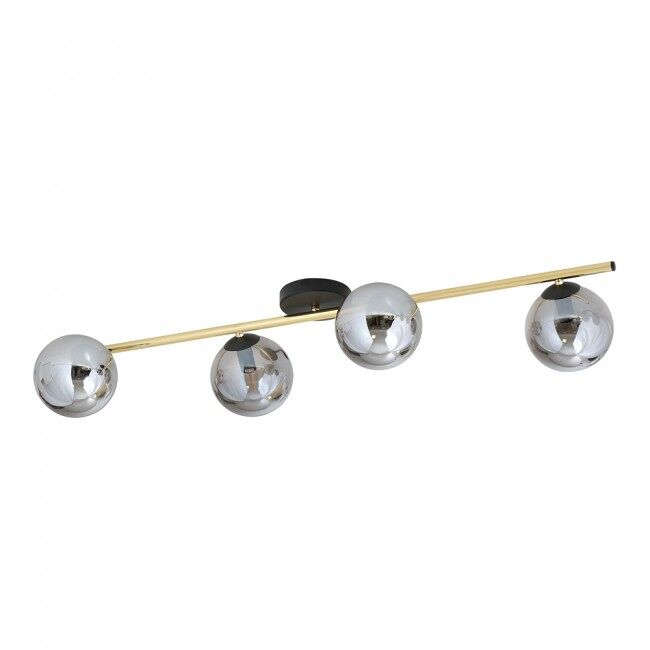 Regleta de techo dadora grafito 4 luces marca wonderlamp