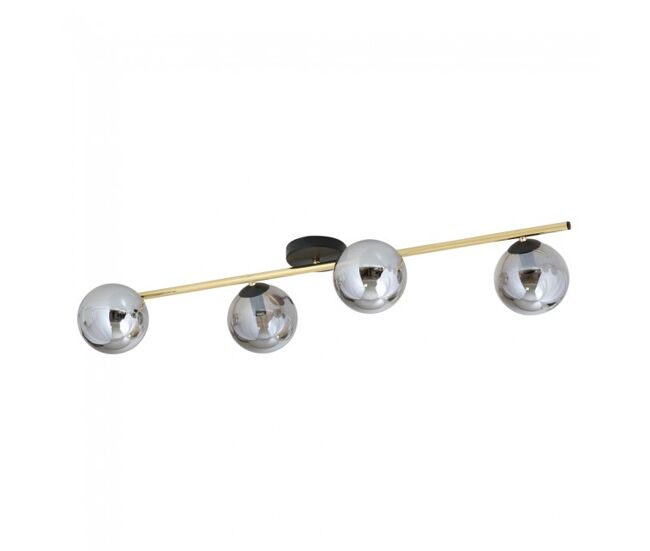 Regleta de techo dadora grafito 4 luces marca wonderlamp