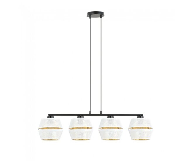 Lámpara colgante venice blanco 4 luces marca wonderlamp