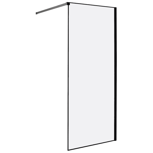 Painel de duche WASPAM 80 x 190 cm Preto