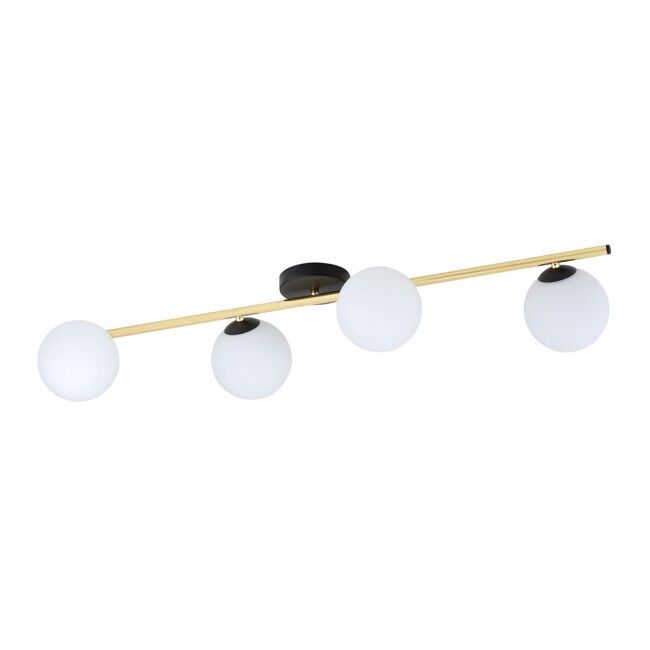 Regleta de techo dadora opal 4 luces marca wonderlamp