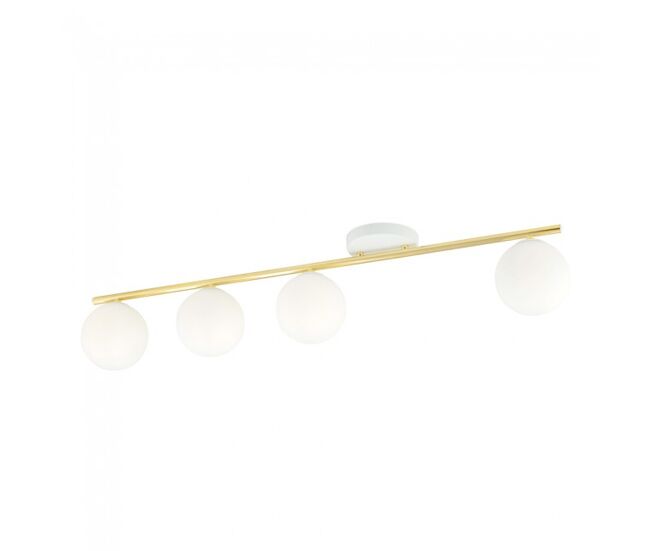 Regleta de techo valenti ii opal 4 luces marca wonderlamp
