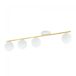 Regleta de techo Valenti II (4 luces) Cristal - Metal Moderno Regleta de techo Valenti II (4 luces) Cristal - Metal Moderno Blanco
