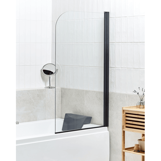 Painel de duche LAPAN 140 x 80 cm Preto