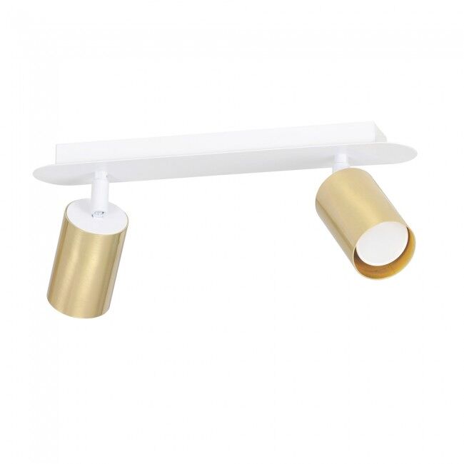 Regleta de focos tao blanco/oro 2 luces marca wonderlamp
