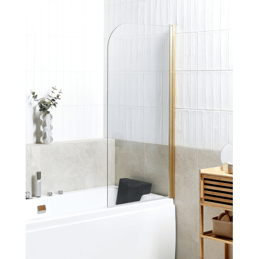 Painel de duche LAPAN 140 x 70 cm Dourado