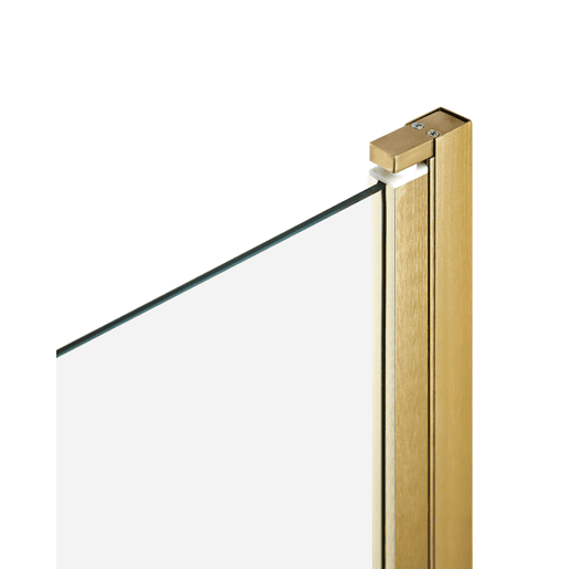 Painel de duche LAPAN 140 x 70 cm Dourado