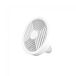 Ventilador de mesa portátil con batería Willy 55W Wonderlamp Ventilador de mesa portátil con batería Willy 55W Wonderlamp Blanco