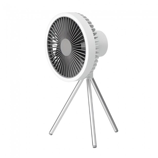 Ventilador de mesa portátil con batería LED Sentry 55W