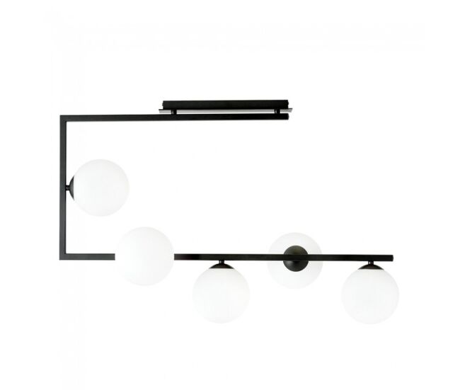 Plafón de techo ventara opal 5 luces marca wonderlamp
