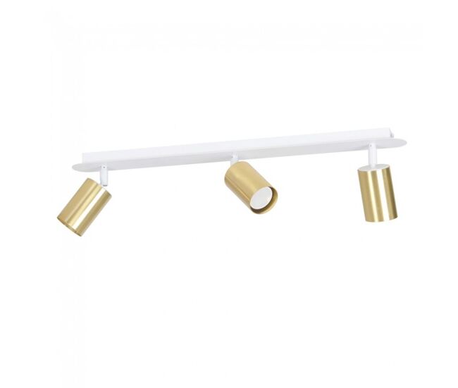 Regleta de focos tao blanco/oro (3 luces)