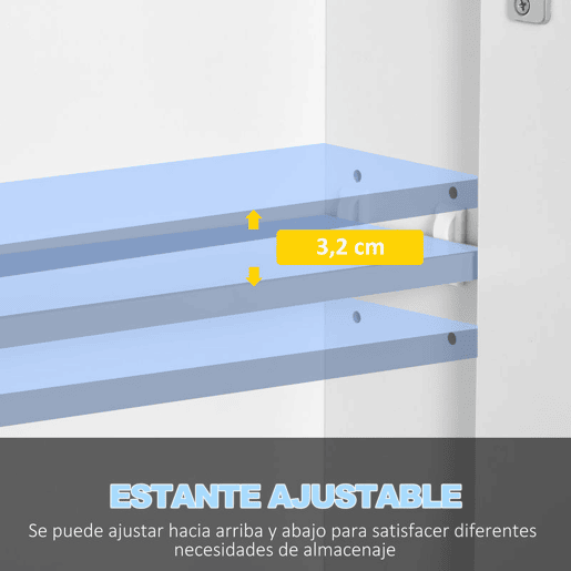 HOMCOM Armário Casa de Banho com Espelho e Luzes LED Armário com Espelho para Casa de Banho com Prateleiras Ajustáveis e USB Móvel para Casa de Banho Estilo Moderno 90x15x75 cm Branco