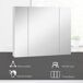 Armario con Espejo MDF, Vidrio kleankin, hogar - baño Armario con Espejo MDF, Vidrio kleankin, hogar - baño Blanco