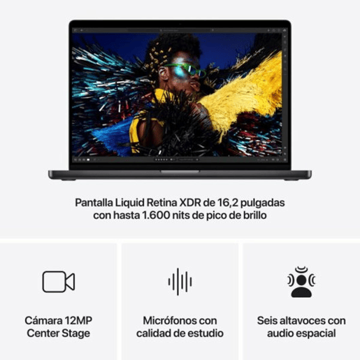 Laptop Apple MX2Y3YA 16 48 GB RAM 512 GB SSD