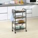 Carrito Auxiliar Acero HOMCOM, hogar - cocina Carrito Auxiliar Acero HOMCOM, hogar - cocina Negro