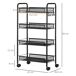Carrito Auxiliar Acero HOMCOM, hogar - cocina Carrito Auxiliar Acero HOMCOM, hogar - cocina Negro