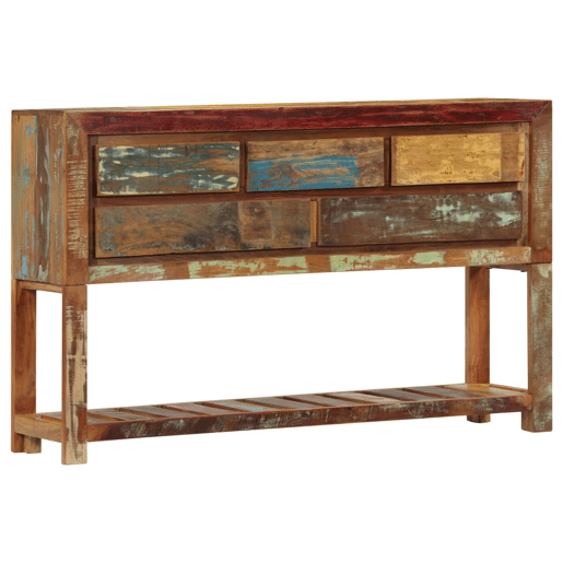 vidaXL Aparador 120x30x75 cm madeira recuperada maciça vidaXL Aparador 120x30x75 cm madeira recuperada maciça
