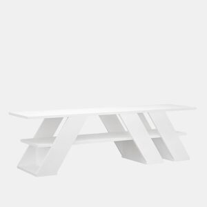 Móvel de TV Alexandra House Living Diagonal Branco 140 x 40 x 34 cm
