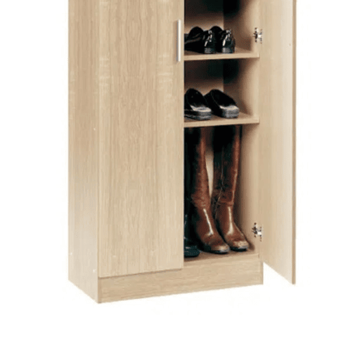 Sapateira Alexandra House Living Marrom claro 59 x 171 x 35 cm 2 portas 7 Prateleiras