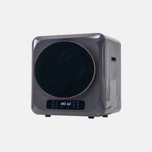 Máquinas de secar roupa 4kg evacuação de aço inoxidável com ecrã de LED,montagem em parede,energética G,cinza