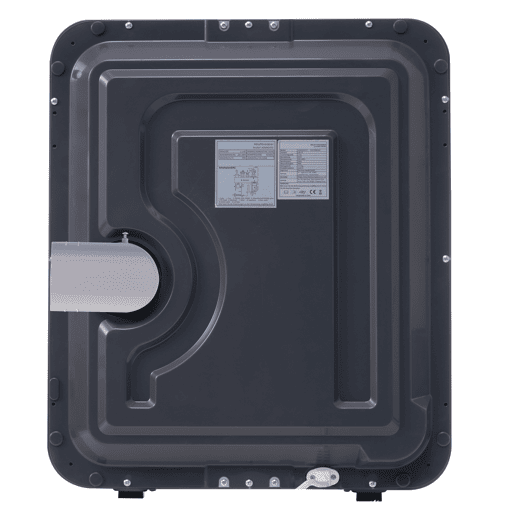 Máquinas de secar roupa 4kg evacuação de aço inoxidável com ecrã de LED,montagem em parede,energética G,cinza