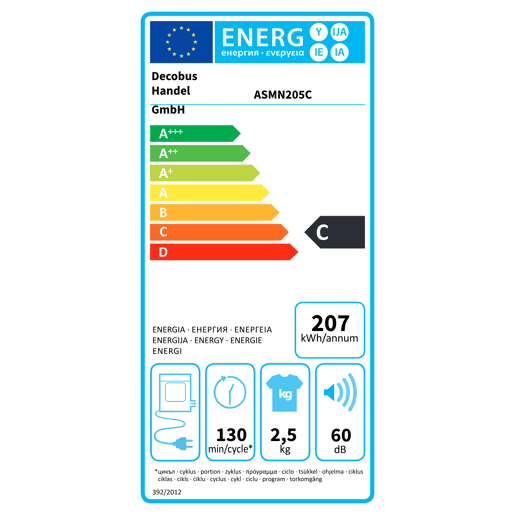 Máquinas de secar roupa 4kg evacuação de aço inoxidável com ecrã de LED,montagem em parede,energética G,cinza