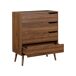 Cómoda en acabado estilo nogal con 4 cajones Cómoda en acabado estilo nogal con 4 cajones Madera