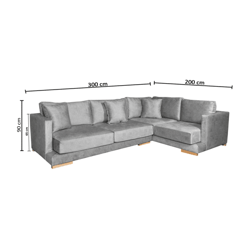 Sofá de canto Chaise Longue Ohio