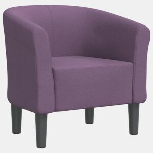 vidaXL Poltrona tecido roxo