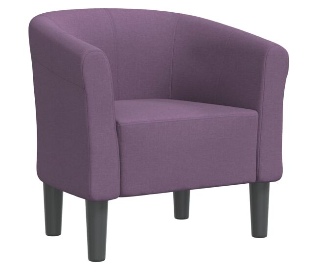 Vidaxl sillón de tela morado