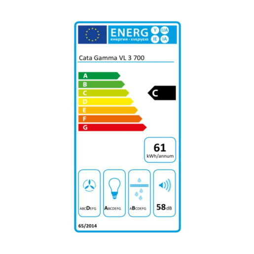 Extrator Convencional Cata 165615 70 cm 790 m3h 65 dB 240W