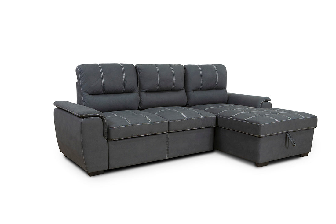 Sofa cama chaise longue new farrar 256cm