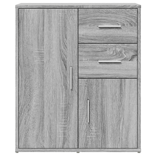 vidaXL Aparador 60x31x70 cm derivados de madeira cinzento sonoma