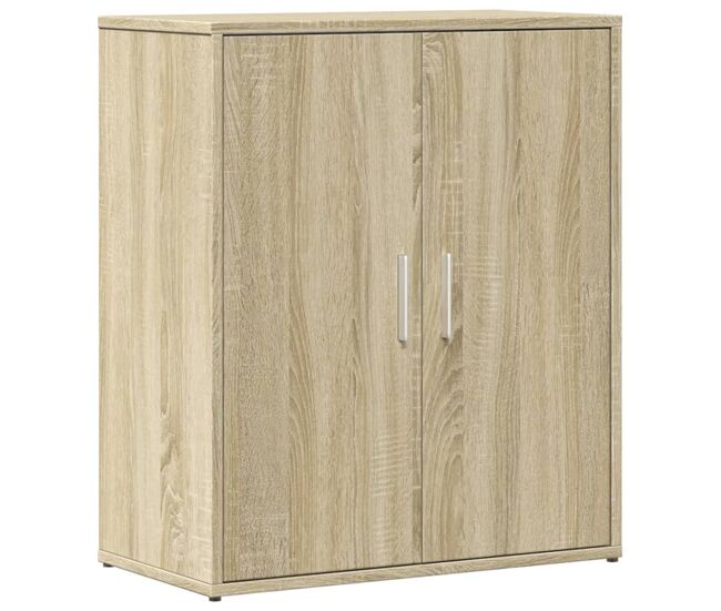 Vidaxl aparador de madera de ingeniería roble sonoma 60x31x70 cm