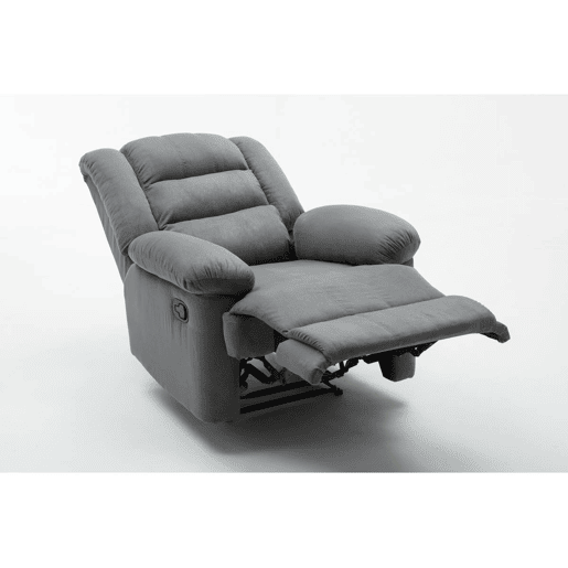 Poltrona de relaxamento Buckingham - 85 x 93 x 100 cm - Cinza claro