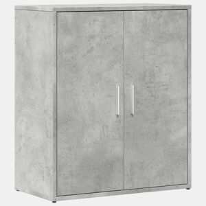 vidaXL Aparador 60x31x70 cm derivados de madeira cinzento cimento