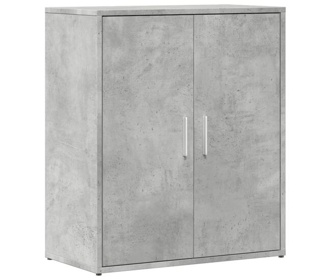 Vidaxl aparador de madera de ingeniería gris hormigón 60x31x70 cm